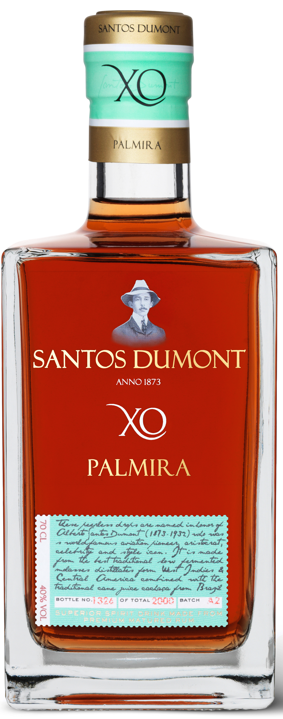 Santos Dumont XO Palmira (Rum-Basis) 40% 0,7l