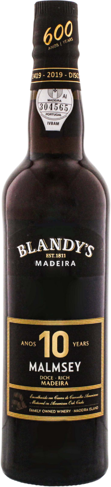 Blandys Madeira Malmsey 10 Jahre Rich 19% 0,5l