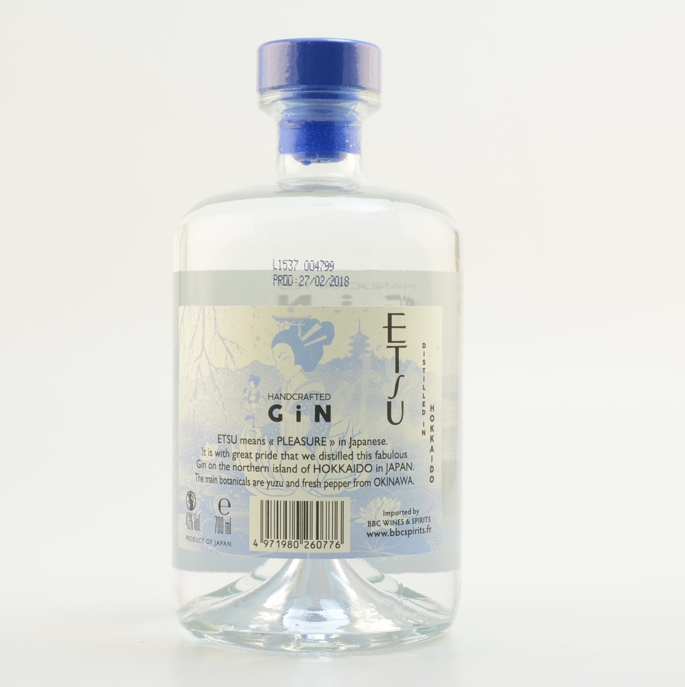 ETSU Handcrafted Japanese Gin 43% 0,7l