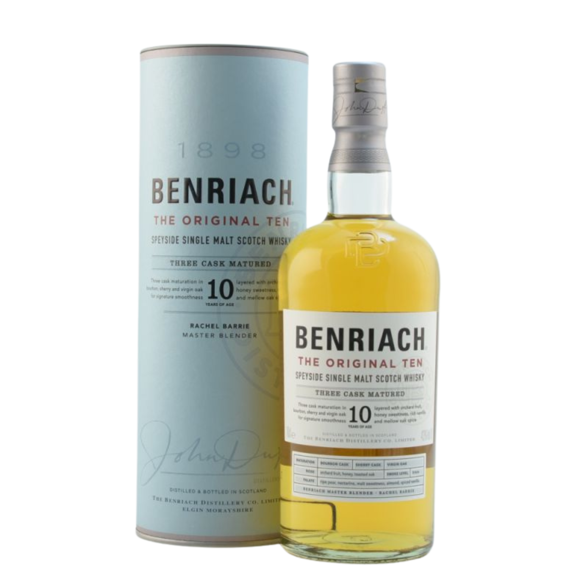 BenRiach "The Original Ten" Speyside Single Malt Scotch Whisky 43% 0,7l