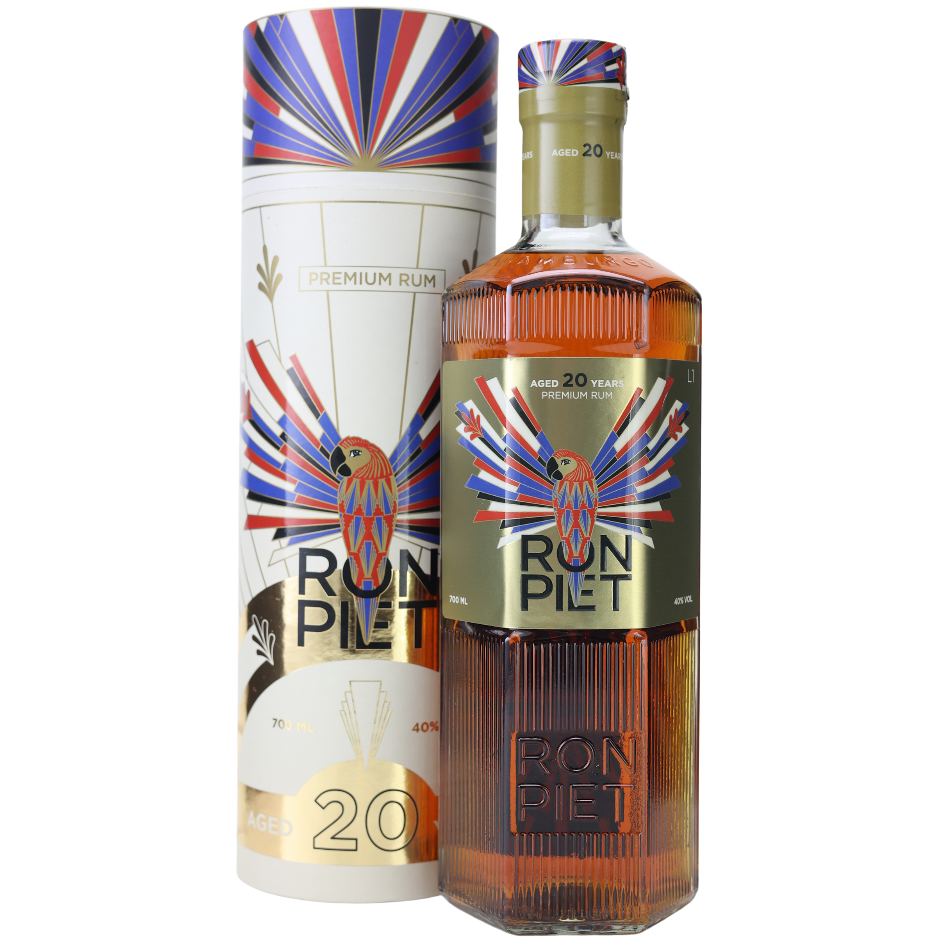 Ron Piet Rum 20 Jahre 40% 0,7l