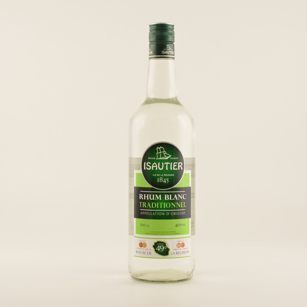Isautier Blanc Traditional Rum 49% 1,0l