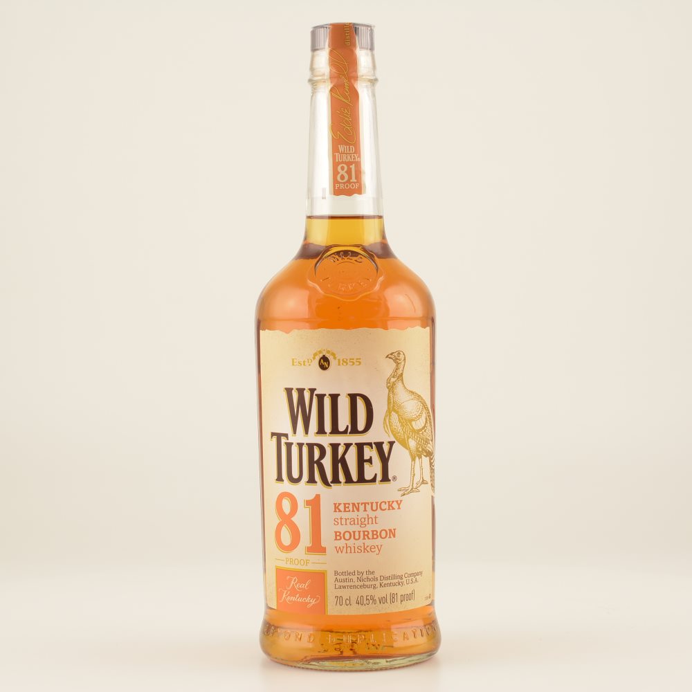 Wild Turkey Bourbon Whiskey 40,5% 0,7l
