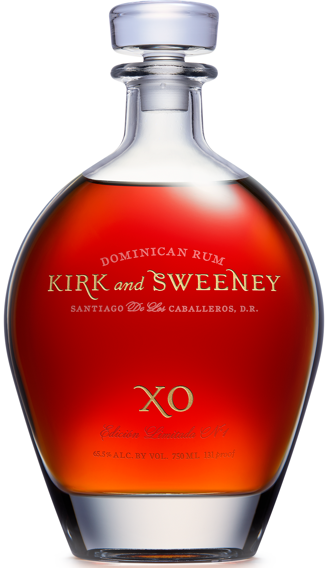 Kirk and Sweeney XO Dominican Rum 65,5% 0,7l