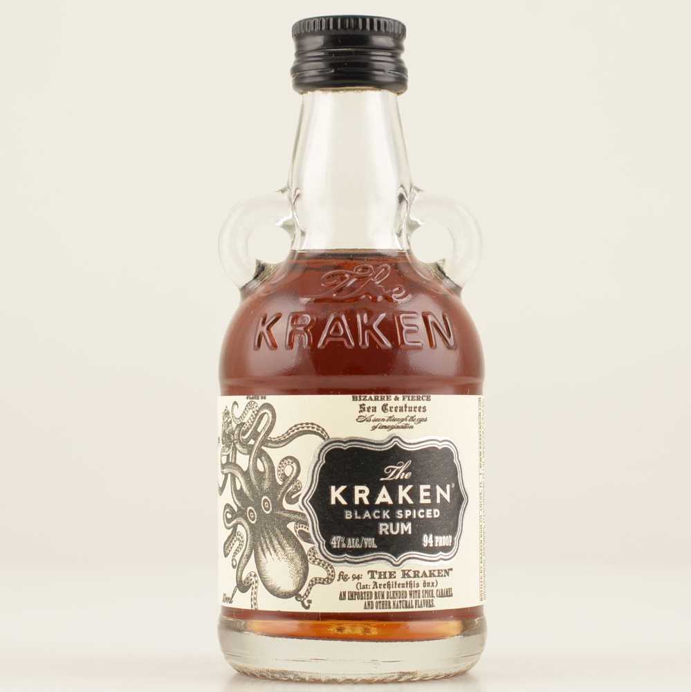 Kraken Black Spiced Mini (Rum-Basis) 47% 0,05l