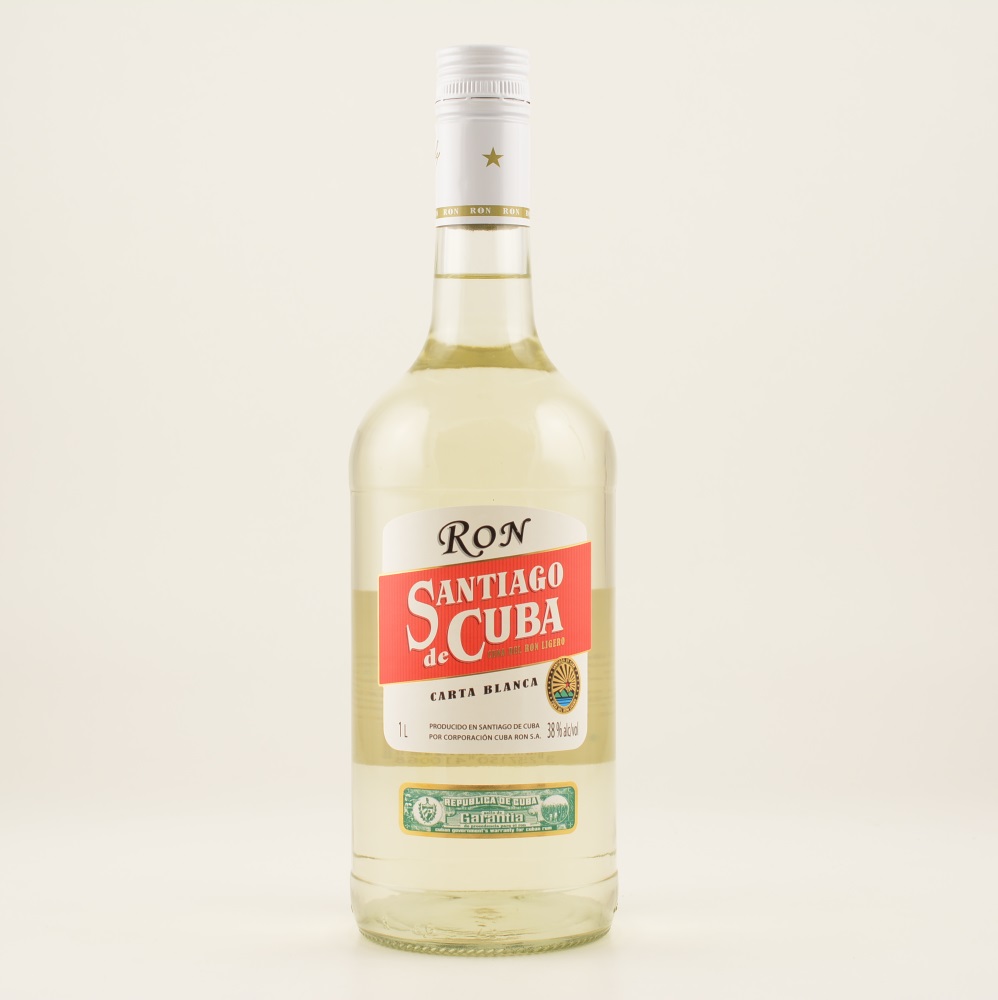Santiago de Cuba Rum Carta Blanca 38% 1,0l