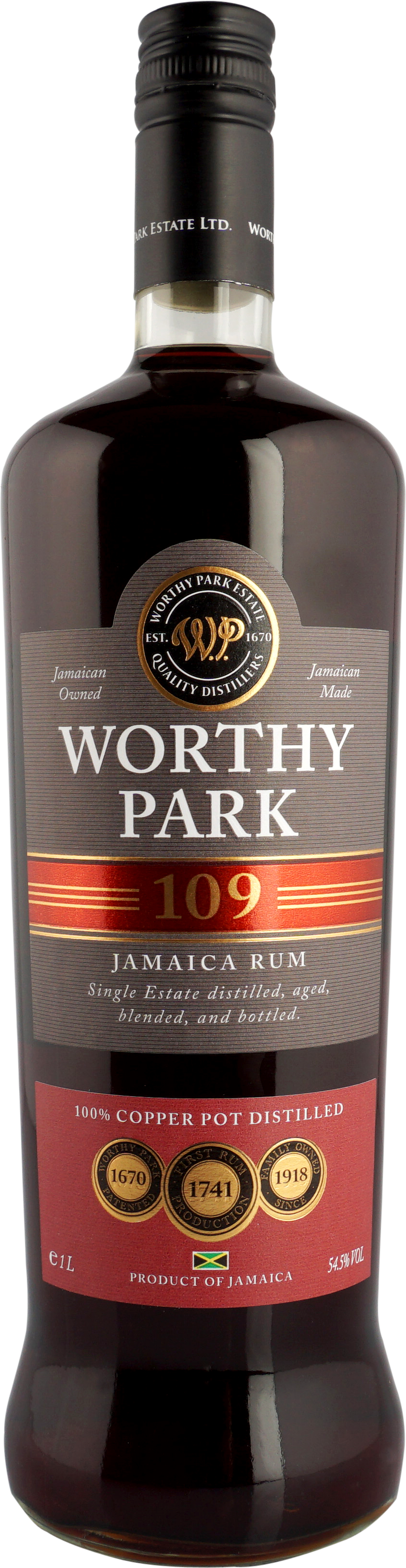 Worthy Park 109 Single Estate Jamaica Rum 54,5% 1l