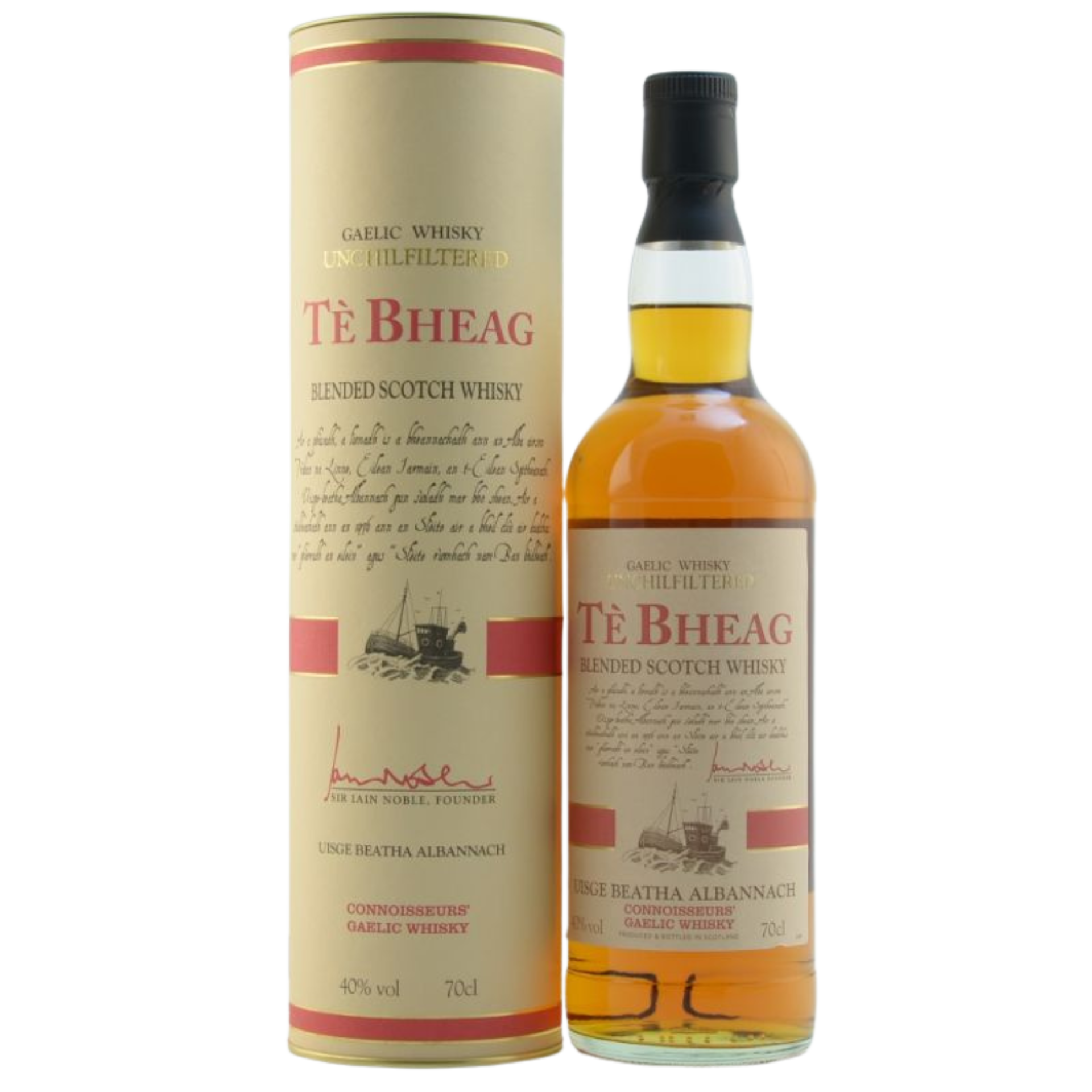 Te Bheag Unchillfiltered Whisky 40% 0,7l