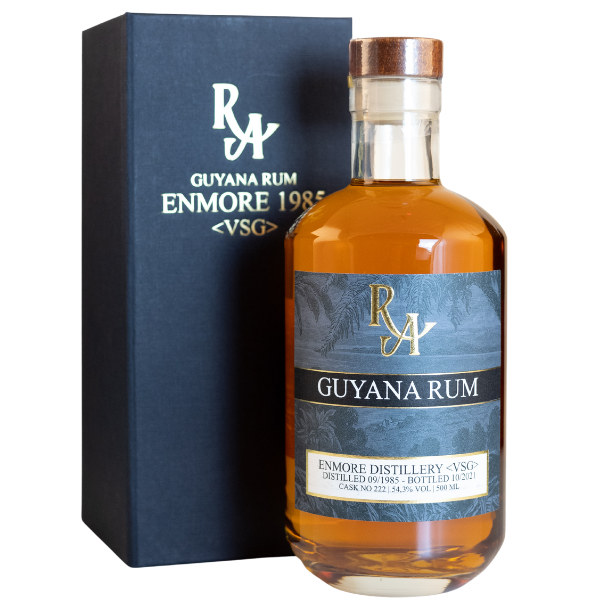 Rum Artesanal Guyana Enmore 1985/2021 54,3% 0,5l