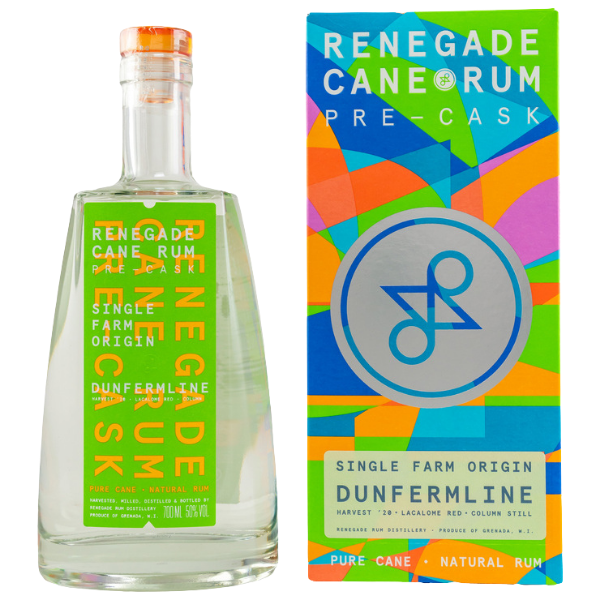 Renegade Pre-Cask Dunfermline 1st Release Column Still Cane Rum 50% 0,7l