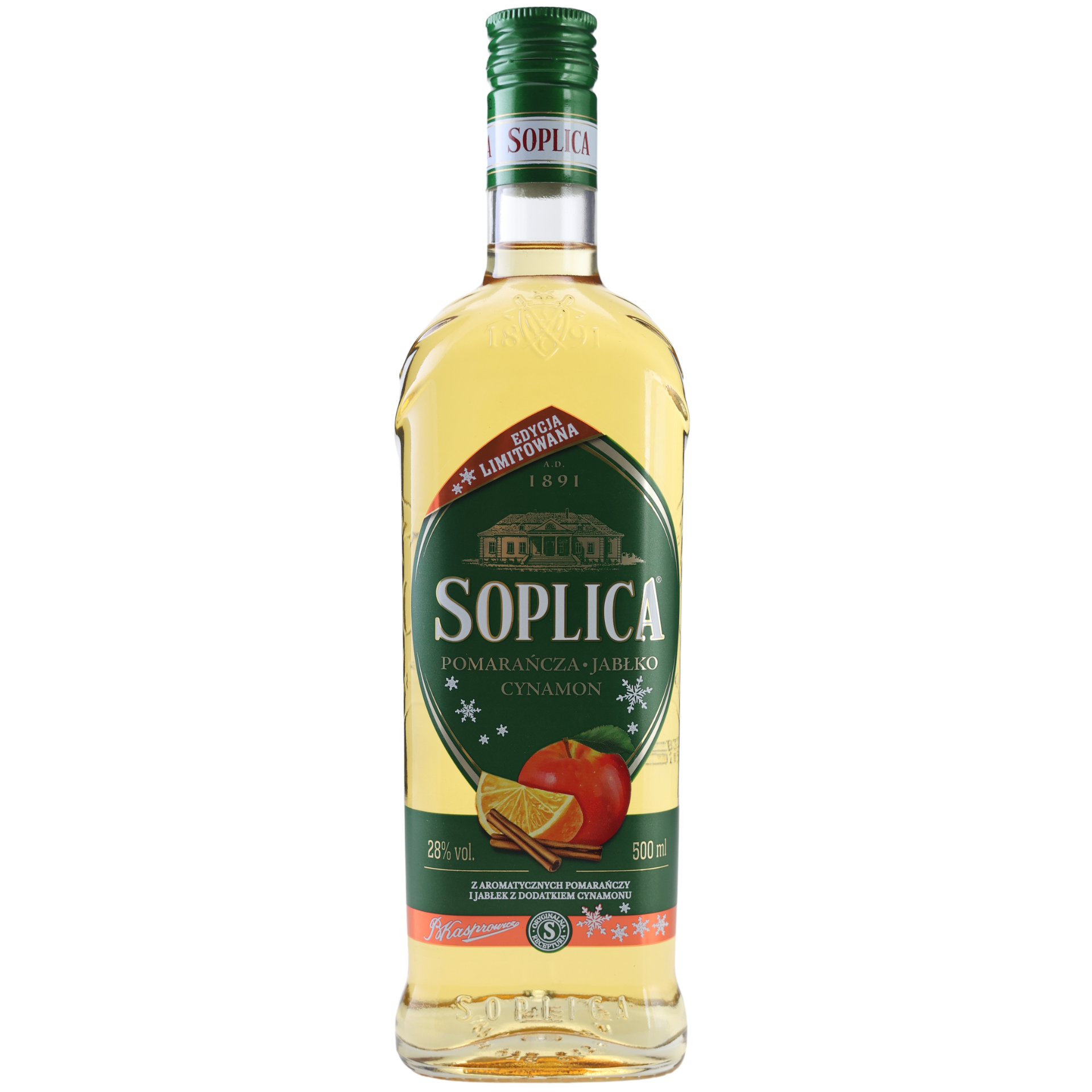 Soplica Orange-Apfel-Zimt Likör 28% 0,5l