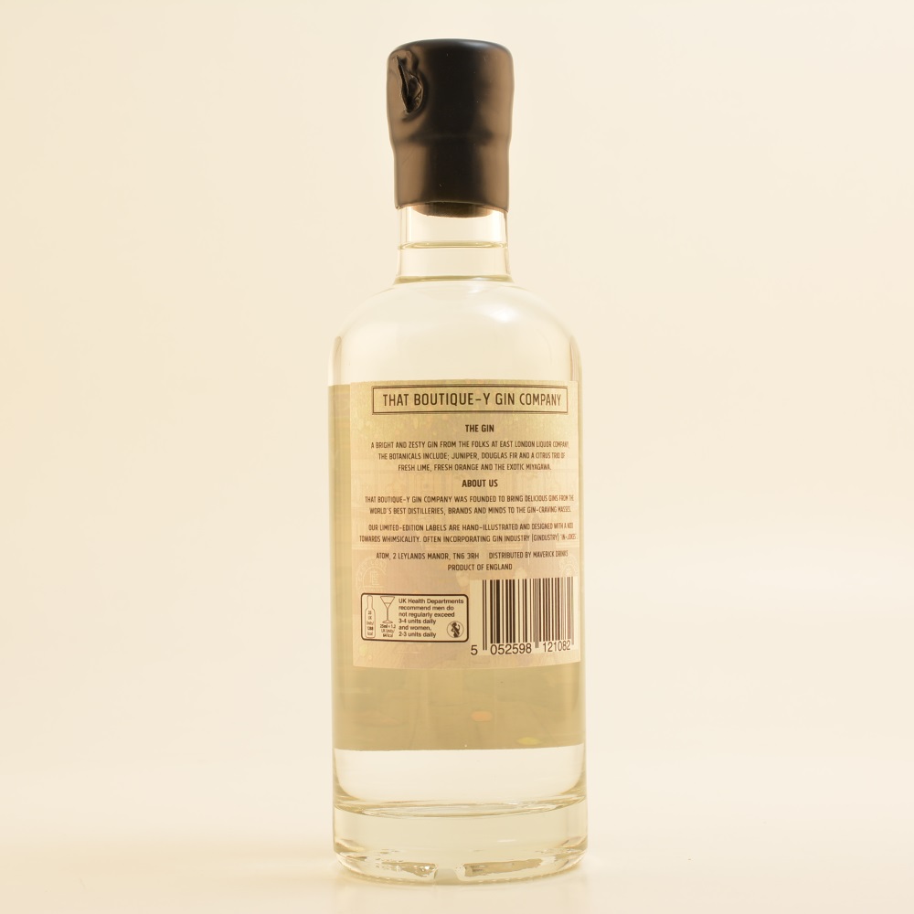TBGC East London Liquor Limited London Dry Gin Batch #1 46% 0,5l