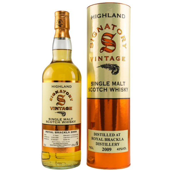 Signatory Vintage Royal Brackla 2009/2021 Whisky 43% 0,7l