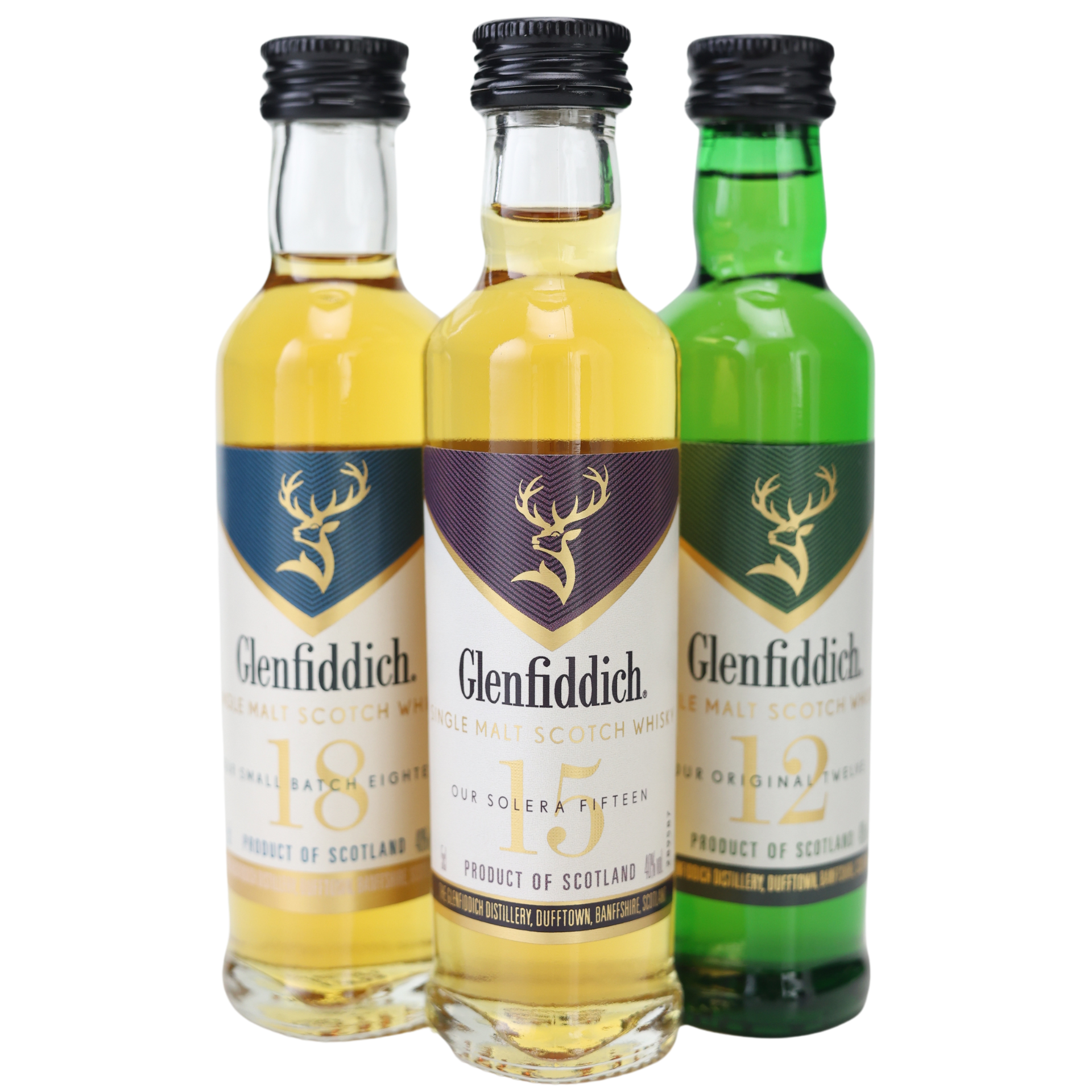 Glenfiddich Single Malt Scotch Pack 40% 3x0,05l