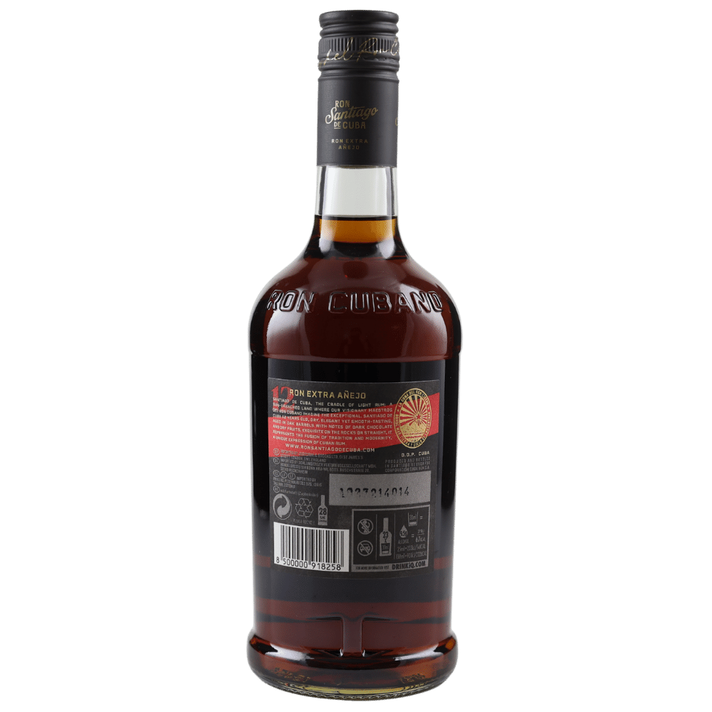 Santiago de Cuba Extra Anejo 12 Jahre Rum in Metalldose 40% 0,7l