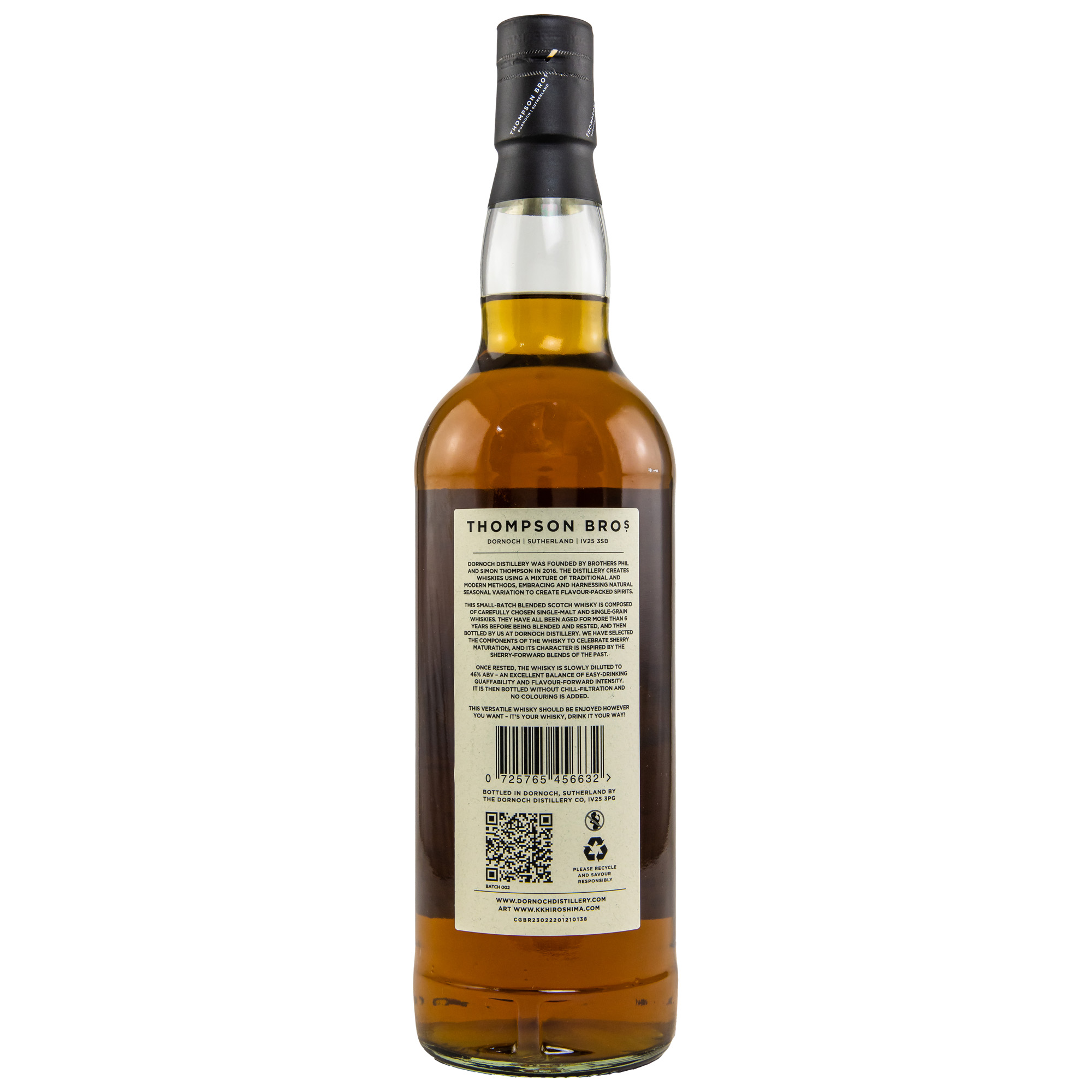 Thompson Bros. 6 Jahre Whisky 46% 0,7l