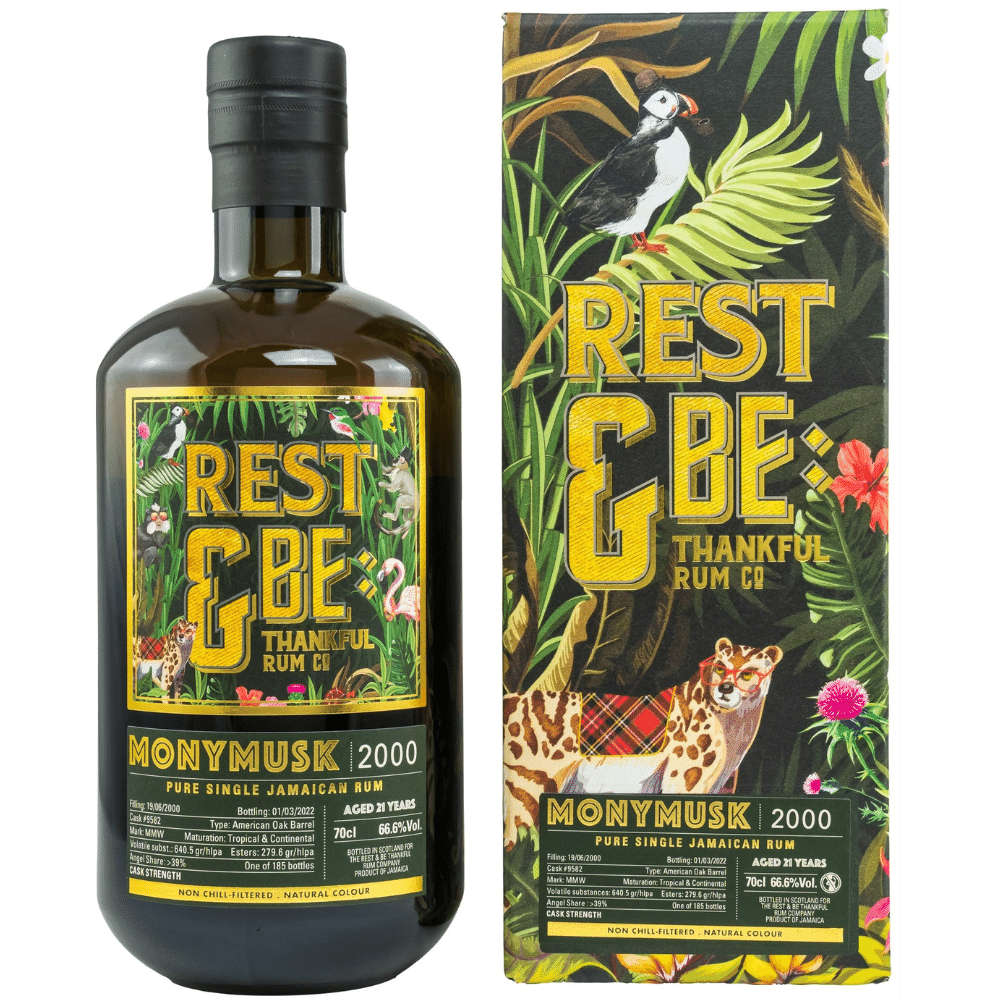 Rest & Be Thankful 2000 Monymusk Rum 66,6% 0,7l