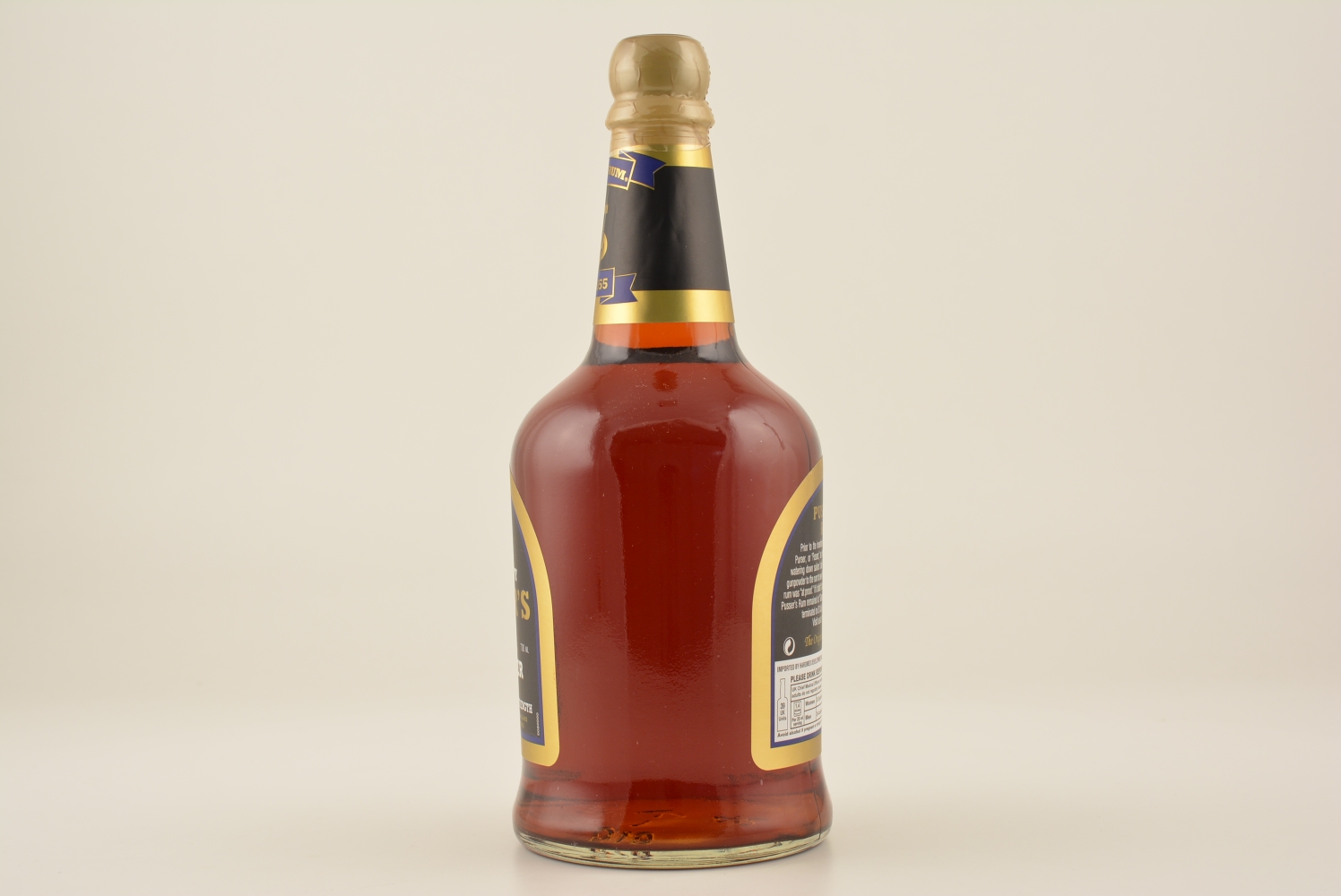 Pussers British Navy Rum Black Label Gunpowder Proof 54,5% 0,7l
