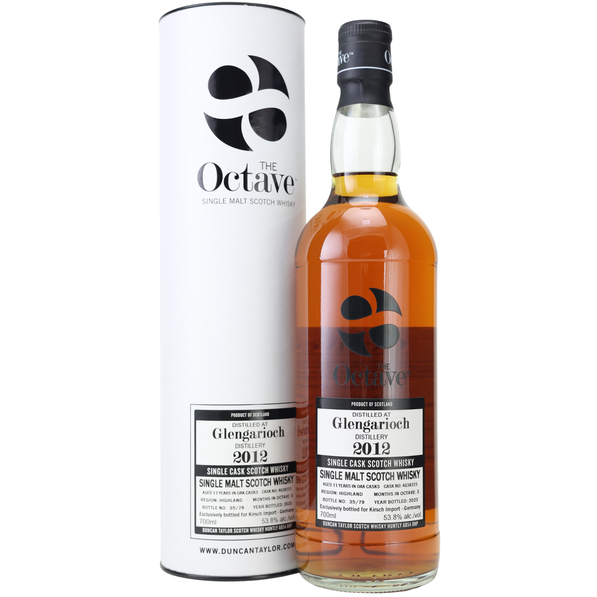 Duncan Taylor Octave Glengarioch 2012/2023 Single Malt Whisky 53,8% 0,7l