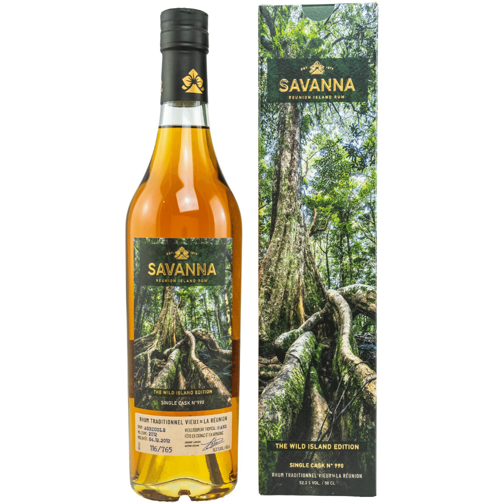 Savanna Rhum Vieux Traditionnel The Wild Island Single Cask 8 Jahre 990 Limited Edition 52,3% 0,5l