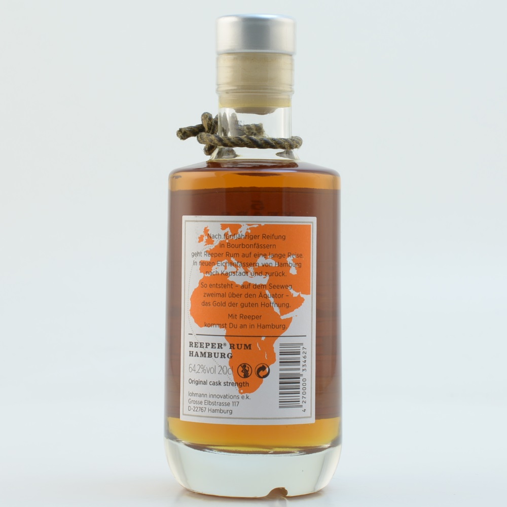Reeper Rum „Kaventsmann“ 64,2% 0,2l