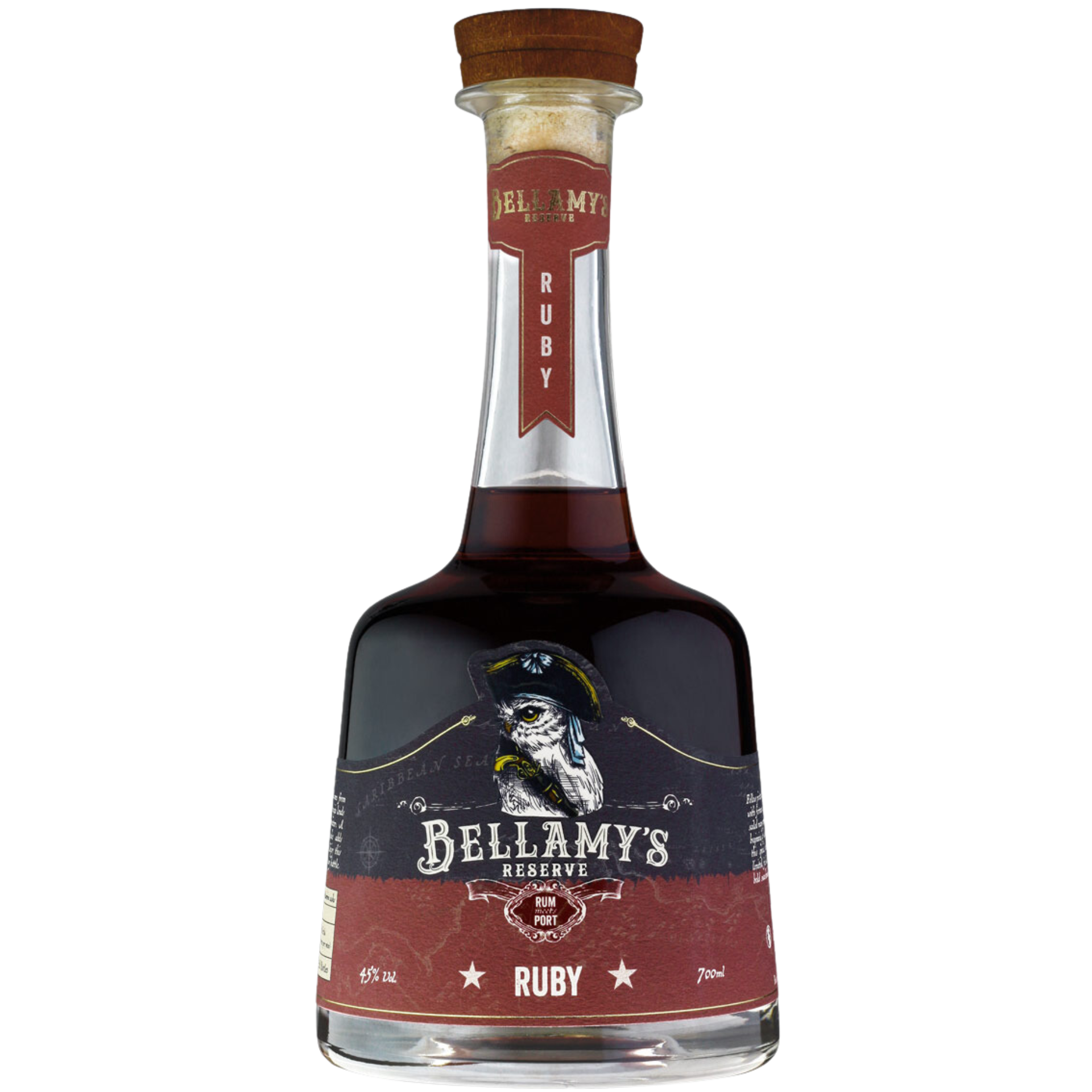 Bellamys Reserve Ruby Rum meets Port (Rum-Basis) 45% 0,7l