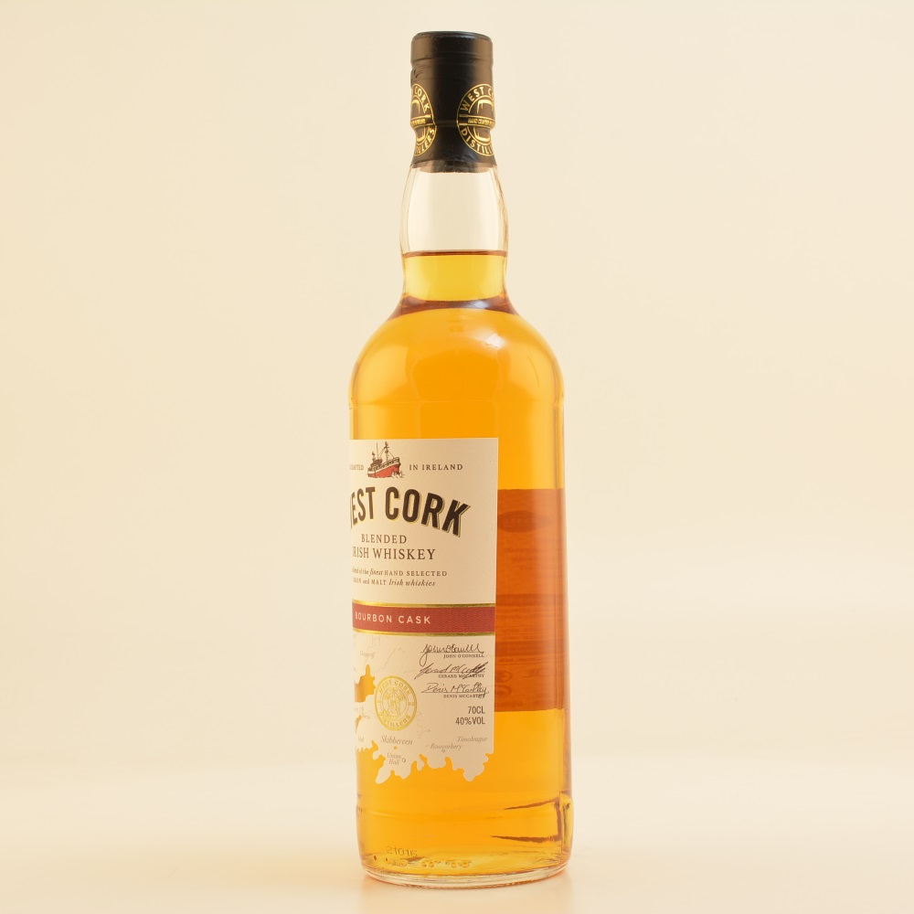 West Cork Original Bourbon Cask Blended Whiskey 40% 0,7l