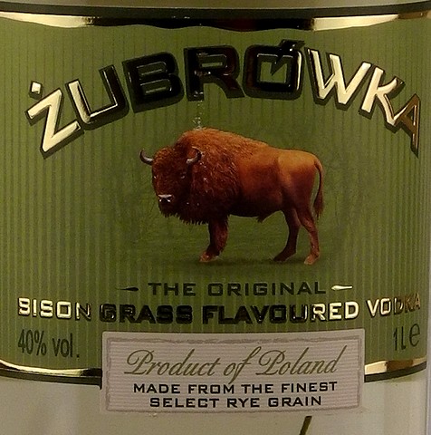 Zubrowka Vodka Bison Gras 40% 1,0l