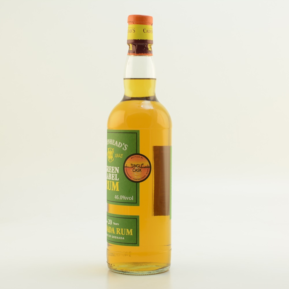 Cadenhead's Grenada GMWE Distillery 1998 Rum 20 Jahre 46% 0,7l