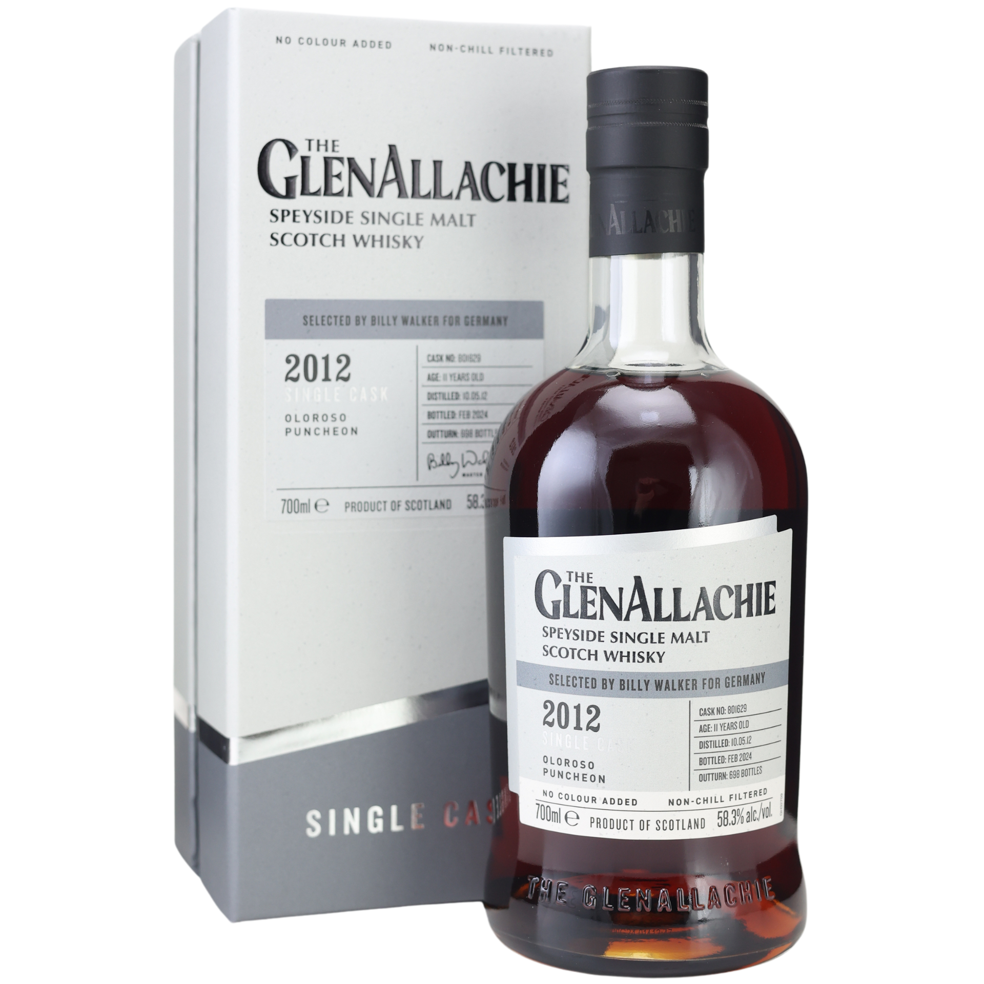 Glenallachie 2012/2024 Oloroso Puncheon Speyside Single Malt Whisky 58,3% 0,7l
