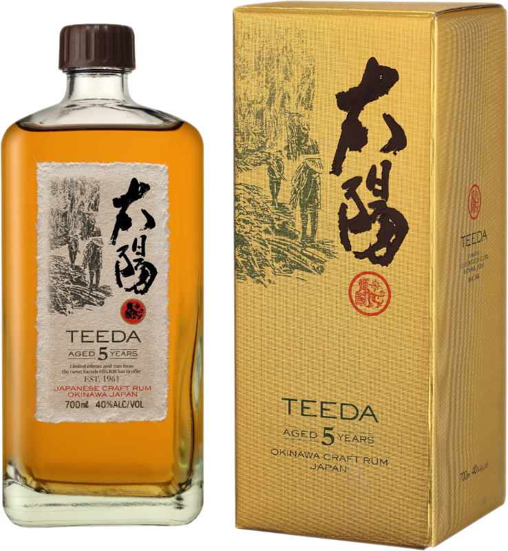 Teeda Aged 5 Years Japanese Rum 40% 0,7l