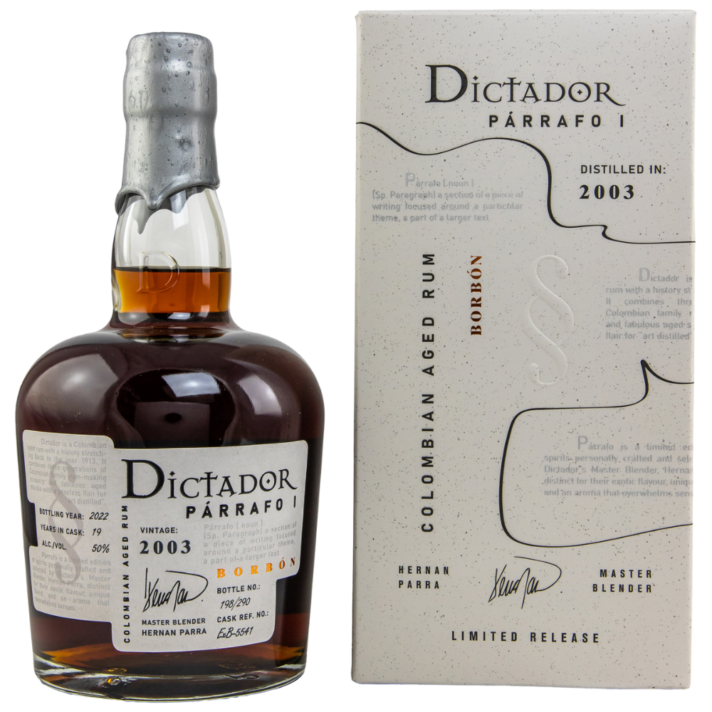 Dictador Parrafo 19 Jahre Rum 50% 0,7l
