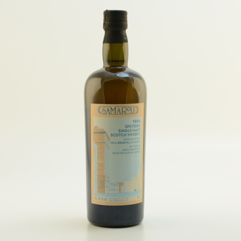 Samaroli 1994/2018 Braeval Single Malt  Whisky 49,5% 0,7l