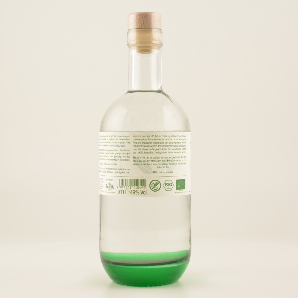 O49 Pure Organic Gin 49% 0,5l