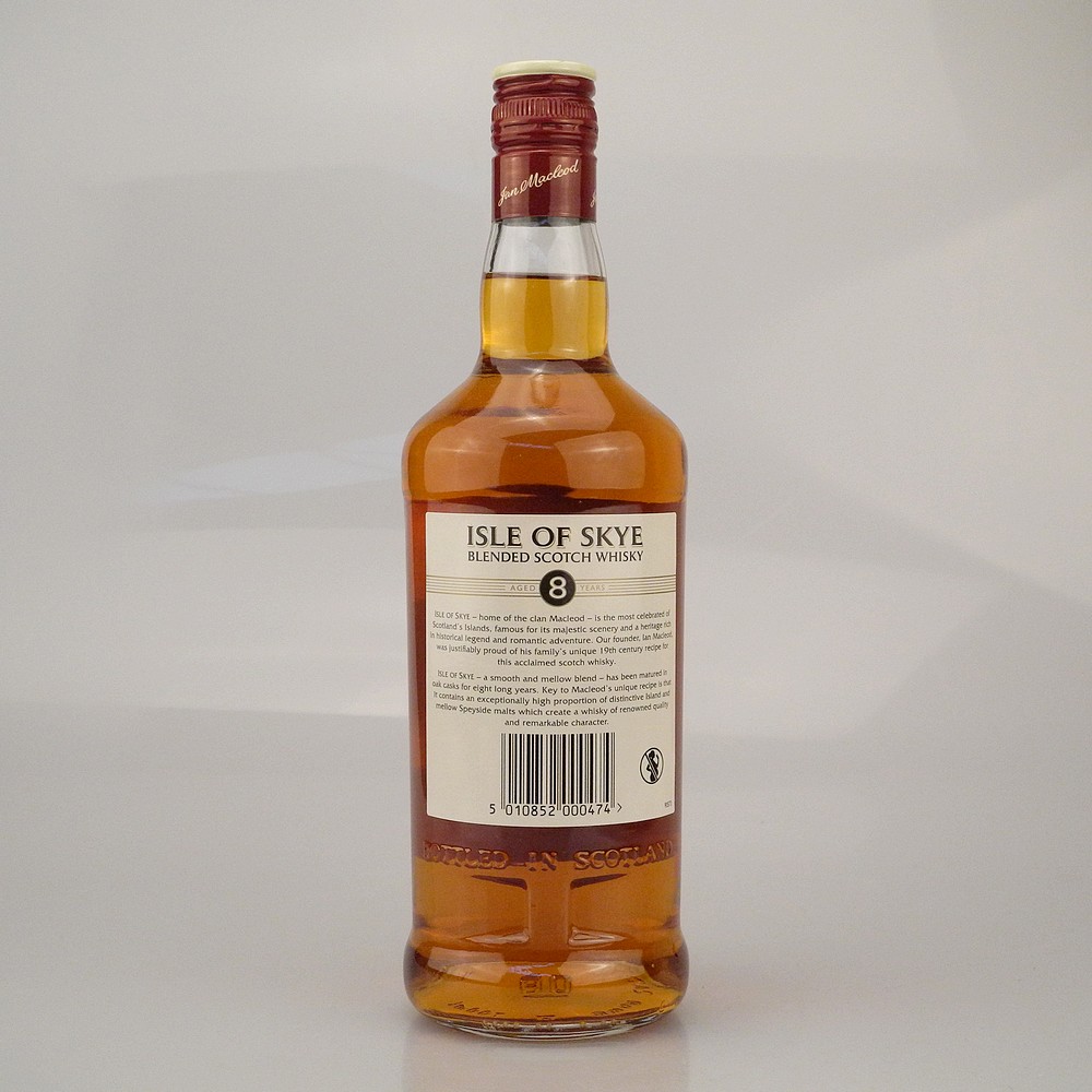 Isle of Skye 8 Jahre Island Whisky 40% 0,7l