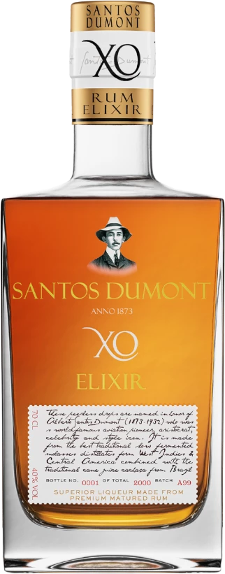 0,7l XO Elixir Dumont 40% Santos Liqueur