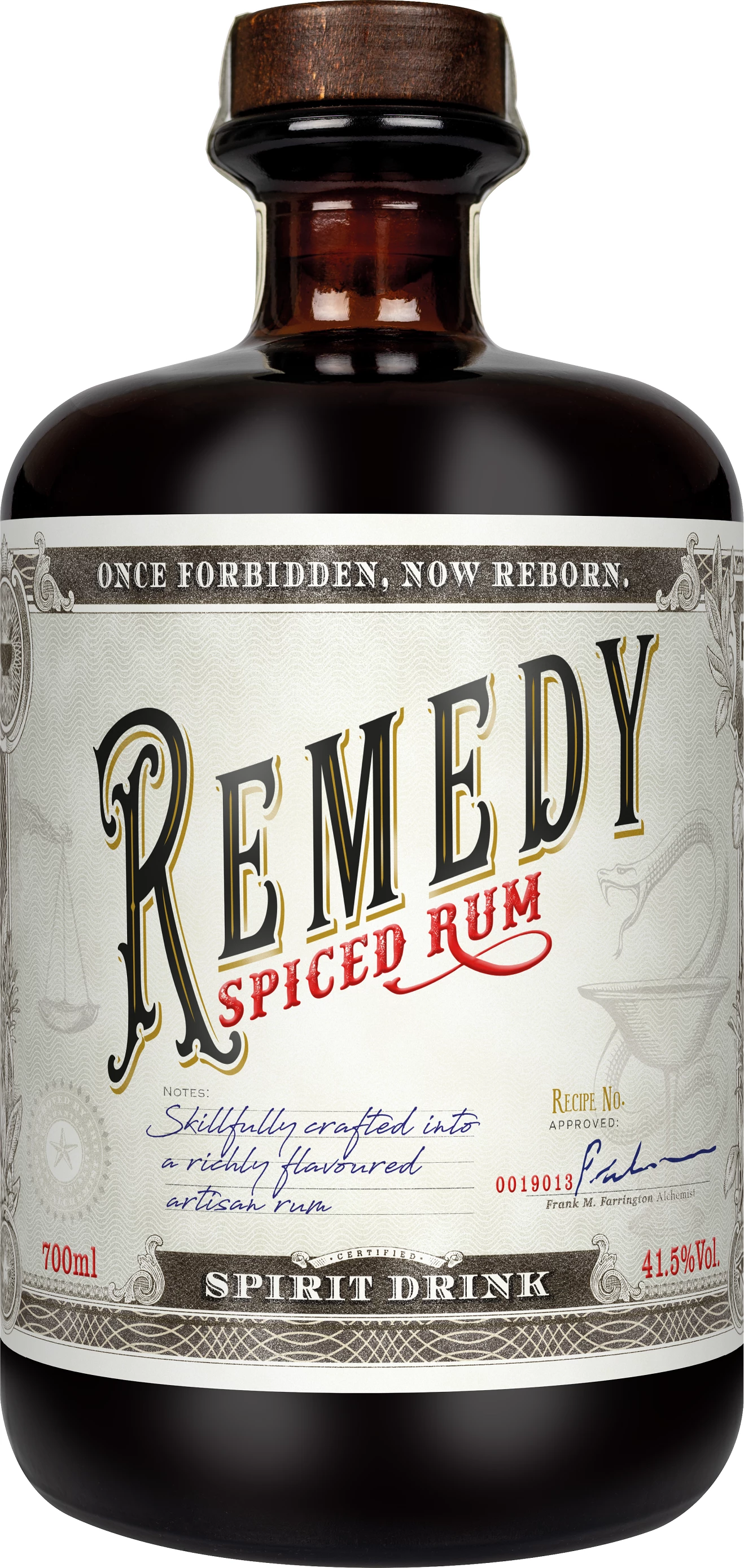 0,7l Basis) 41,5% Spiced (Rum Remedy