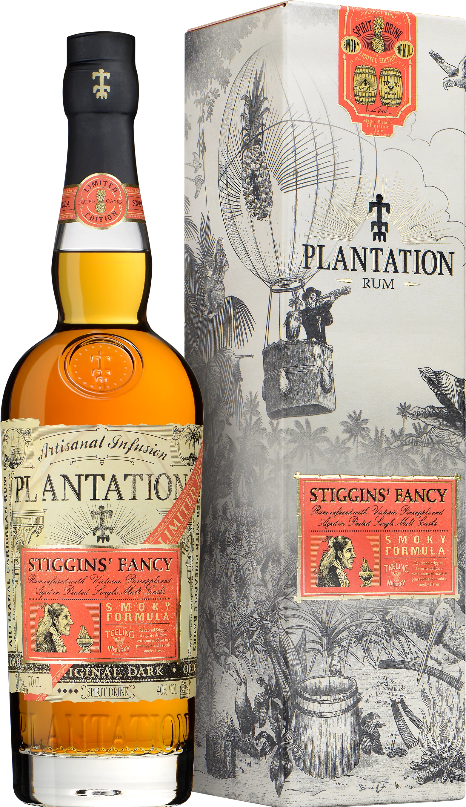 Plantation Rum Pineapple Stiggins Fancy Smoky Formula 40% 0,7l