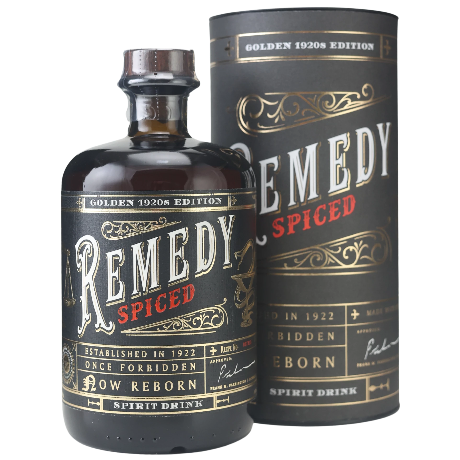 Basis) Golden Spiced 0,7l 20´s Remedy 41,5% Edition (Rum
